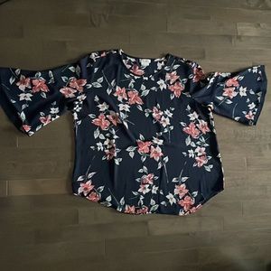 Van Heuson Flowery Blouse